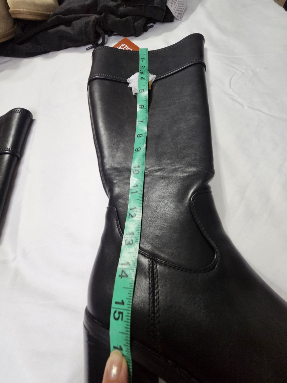 Franco Sarto Burgundy Knee-High Boots New Thite Out Box - Picture 10 of 13